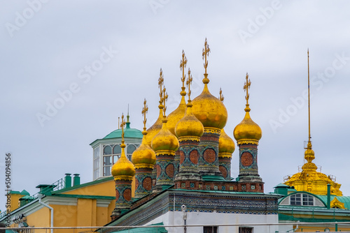 Inside the Kremlin's wall - Ivan the Great Bell Tower in Moscow, Russia
