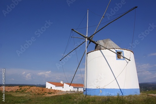Historic windmill in Odemira  Alentejo - Portugal