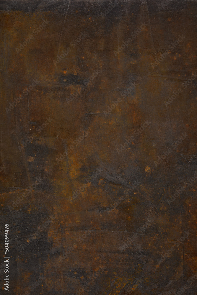 Dark Iron cast iron sheet with patina and rust, may used for background. Brown metallic texture . Dark Iron cast iron sheet with patina and rust, may used for background. Brown metallic texture .