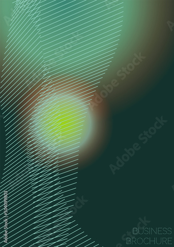 Minimal Minimal Geometric Vector Poster Design with Lines and Gradient Colorful Circles. Collection of Abstract Backgrounds for Covers, Flyers, Templates, Booklets, Cards, Brochures, Branding, etc.