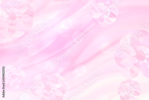ピンクの優しいキラキラの光 花 背景 恋 春