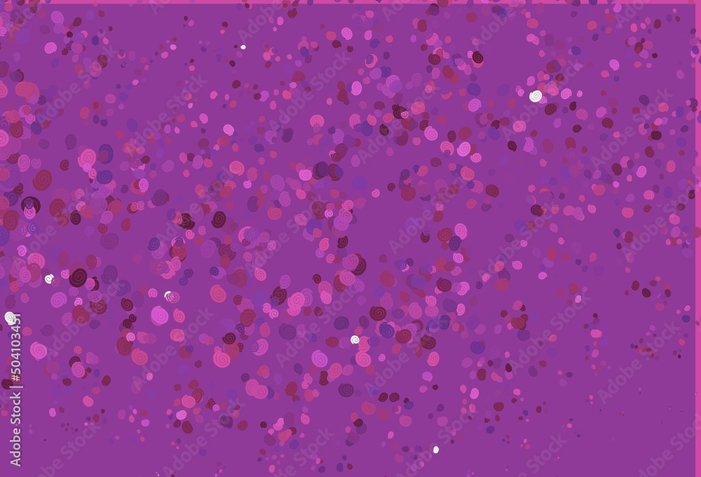 Light Pink vector template with lava shapes. Light Pink vector template with lava shapes.