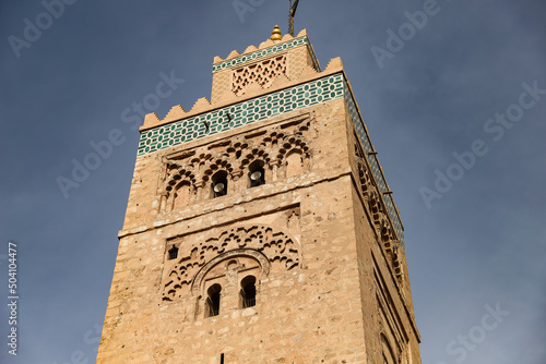 Kutubiyya Mosque in Marrakesh, Morocco photo