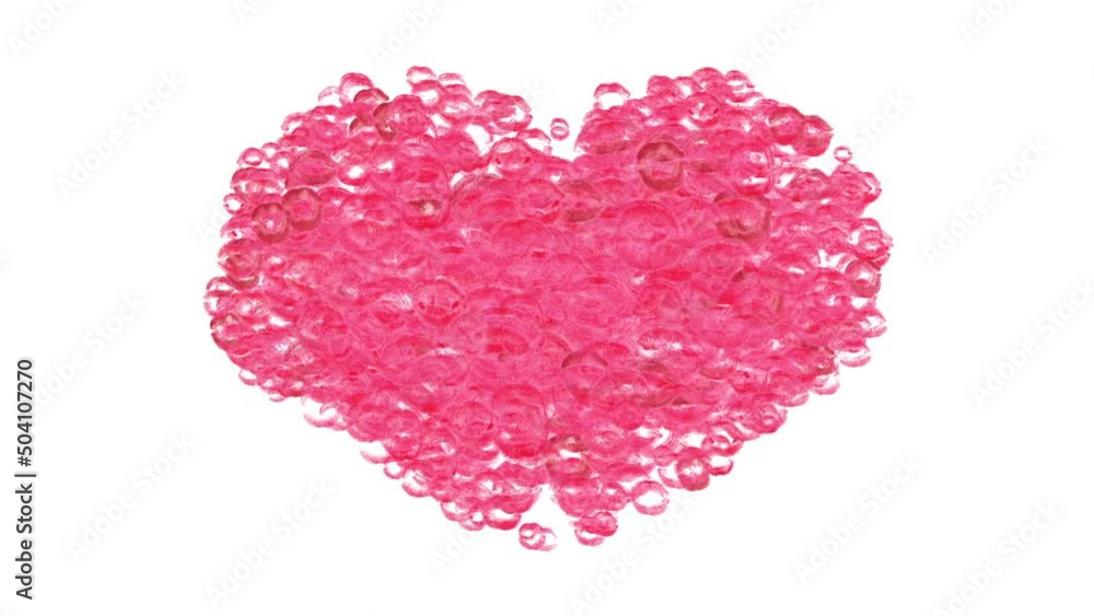 Lipstick print kiss create a heart shape Lipstick print kiss create a heart shape