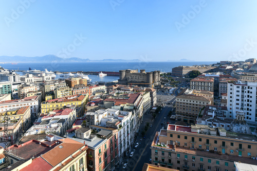 Fototapeta Naklejka Na Ścianę i Meble -  Aerial View - Naples, Italy