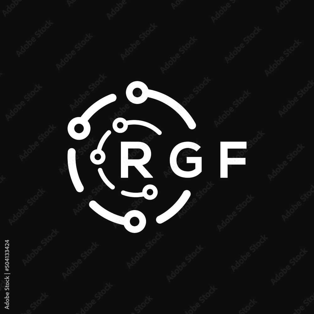 RGF technology letter logo design on black background. RGF creative initials technology letter logo concept. RGF technology letter design.
RGF technology letter logo design on black background. RGF creative initials technology letter logo concept. RGF technology letter design.