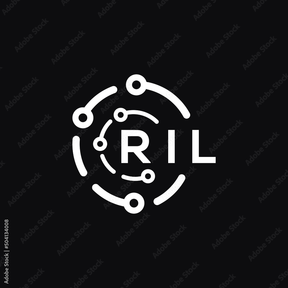 RIL letter logo design on black background. RIL creative initials letter logo concept. RIL letter design.
RIL letter logo design on black background. RIL creative initials letter logo concept. RIL letter design.