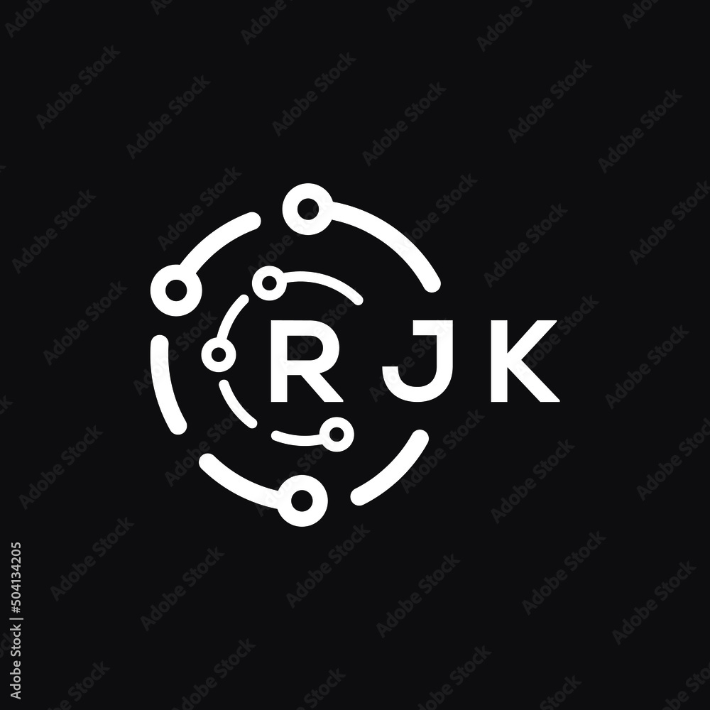 RJK letter logo design on black background. RJK creative initials letter logo concept. RJK letter design.
RJK letter logo design on black background. RJK creative initials letter logo concept. RJK letter design.