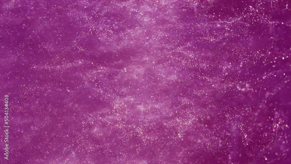 Super slow motion of glittering pink particles in water. Abstract luxury style background. Filmed on high speed cinema camera, 1000 fps. Super slow motion of glittering pink particles in water. Abstract luxury style background. Filmed on high speed cinema camera, 1000 fps.