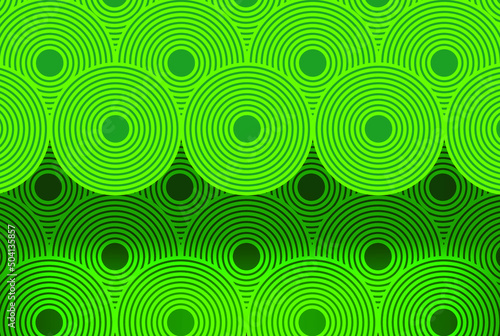 abstract sphere  with layer in green and grey in center multi modern art background can be use for technology presentation advertisement packaging design website template