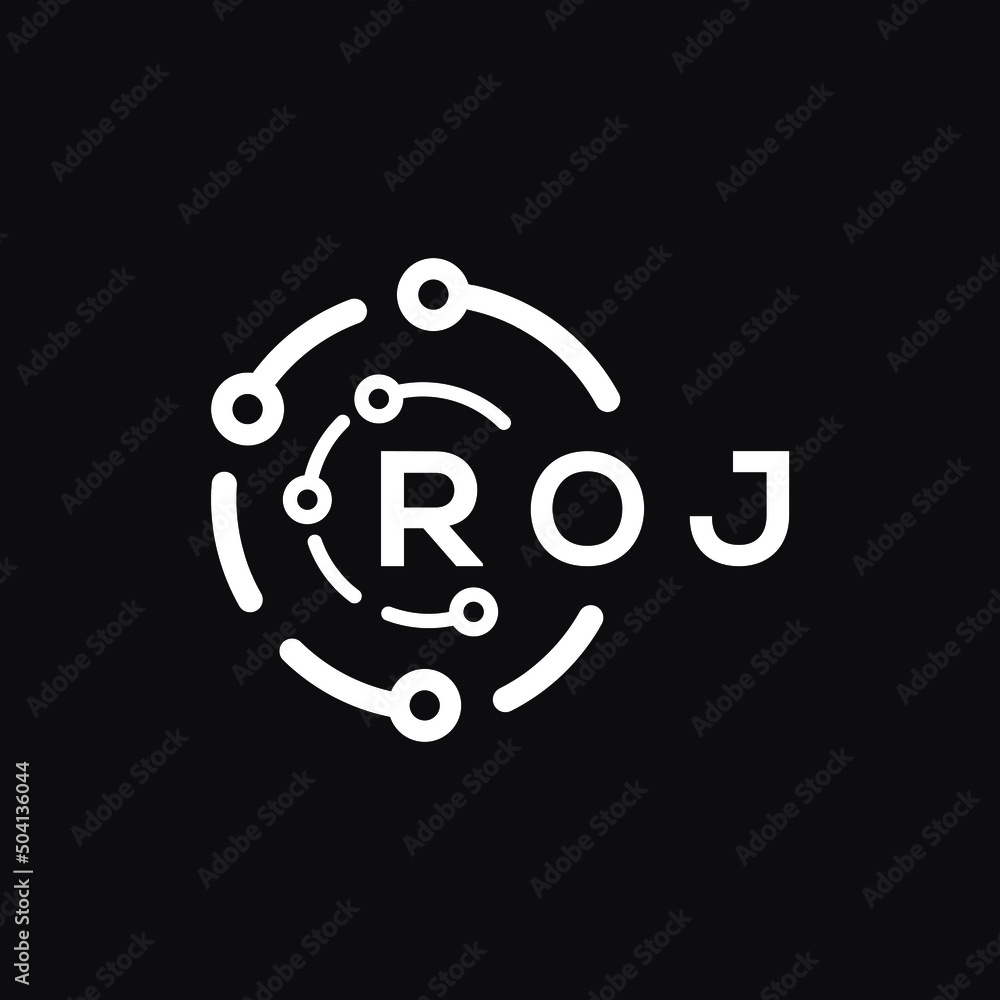 ROJ technology letter logo design on black background. ROJ creative initials technology letter logo concept. ROJ technology letter design.
ROJ technology letter logo design on black background. ROJ creative initials technology letter logo concept. ROJ technology letter design.