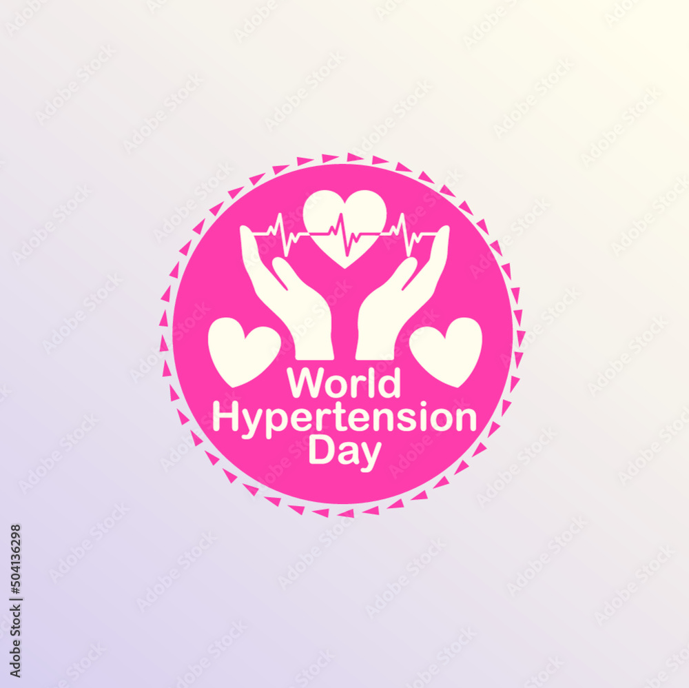 World hypertension day background World hypertension day background