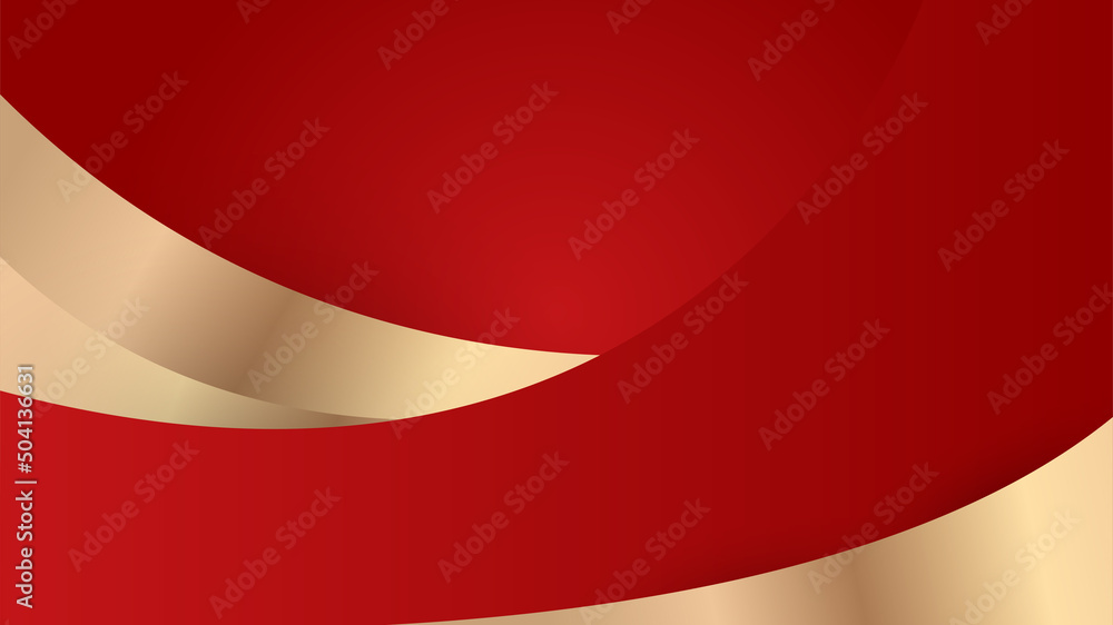 Abstract red and gold lines background Abstract red and gold lines background