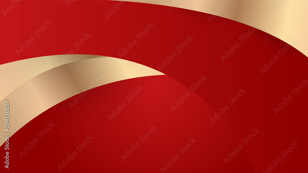 Abstract red and gold lines background Abstract red and gold lines background
