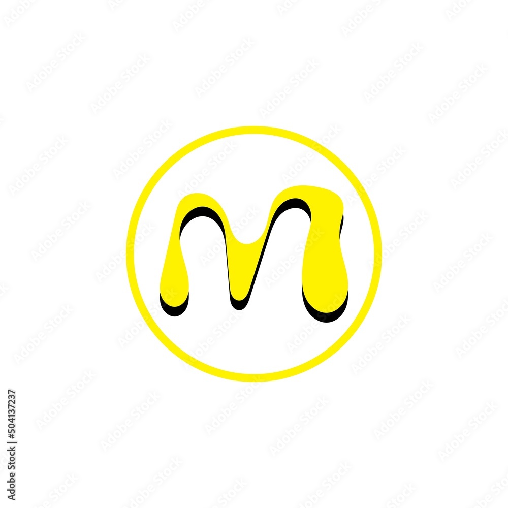 Obraz premium M Letter Logo Template icon design 