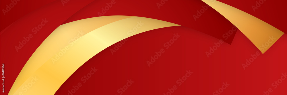 red and gold colorful abstract modern technology background design. Vector abstract graphic presentation design banner pattern background web template.