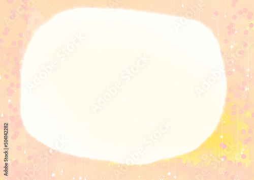 カラフル背景　壁紙　明るい　イラスト