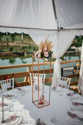 Luxury table decoration.