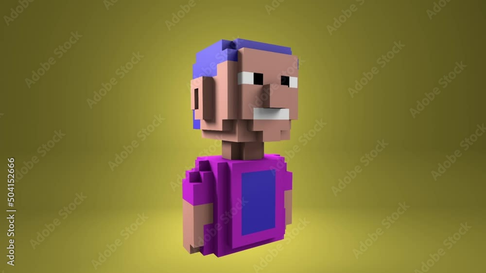 Presentation of NFT Avatars on crypto marketplace. NFT 3d volumetric characters on colored backgrounds. Digital art. In-game assets. Non-fungible Token. Presentation of NFT Avatars on crypto marketplace. NFT 3d volumetric characters on colored backgrounds. Digital art. In-game assets. Non-fungible Token.