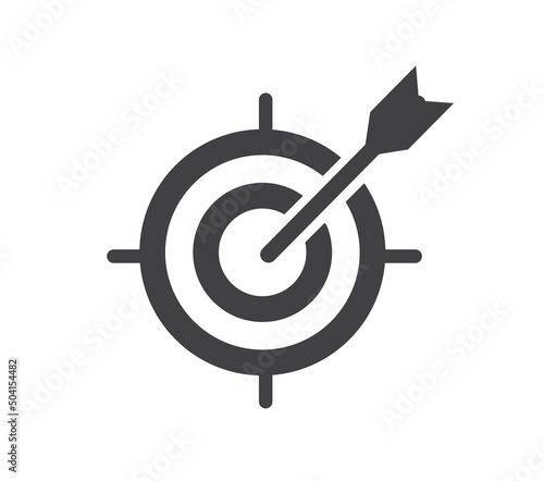 Free Download Target icon on white background. Mission icon. Symbol for web site and app ui. Vector illustration. - GFXLoad