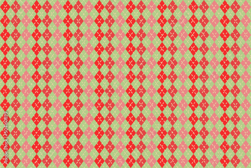 Digital design fabric pattern in various colors used in textiles.Embroidery designs are made from geometric shapes.