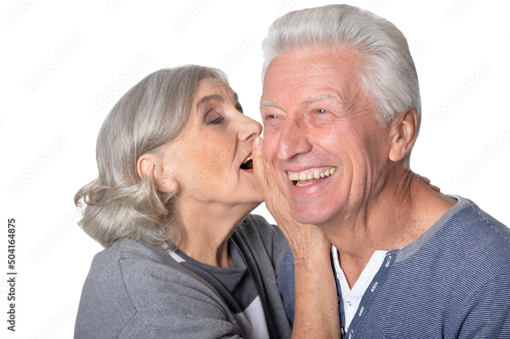 Portrait of happy senior couple Portrait of happy senior couple