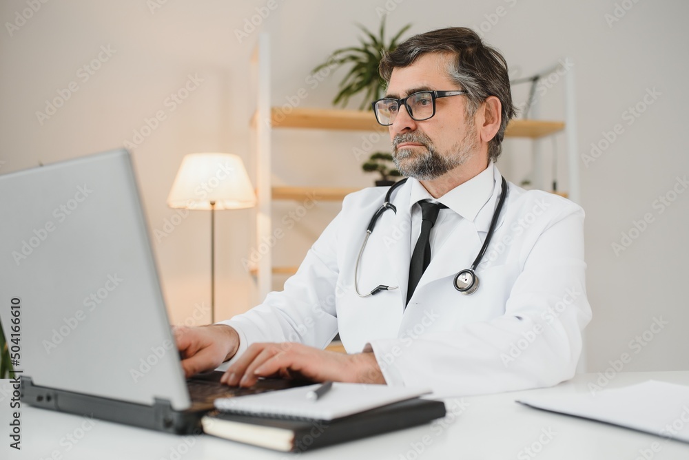 Confident general practitioner is ready to work Confident general practitioner is ready to work