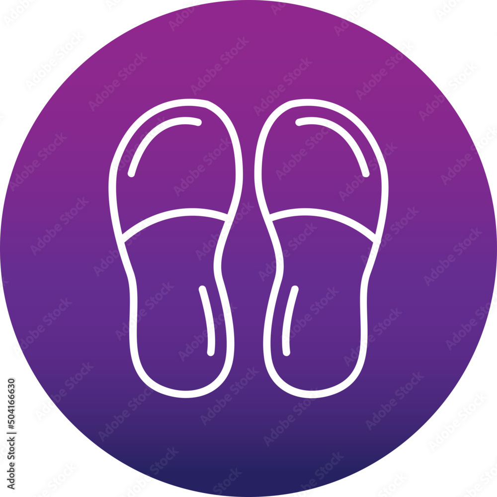 Slippers Icon Slippers Icon