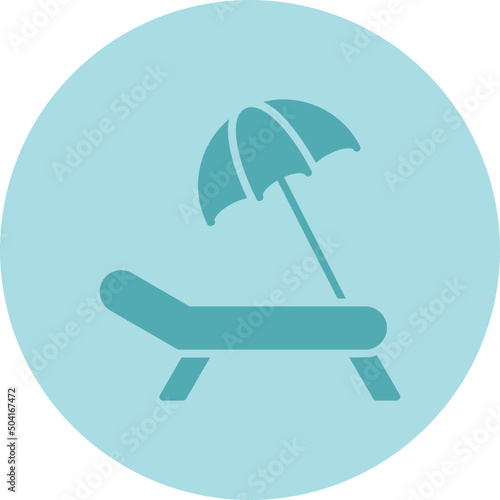 Sun Bed Icon 