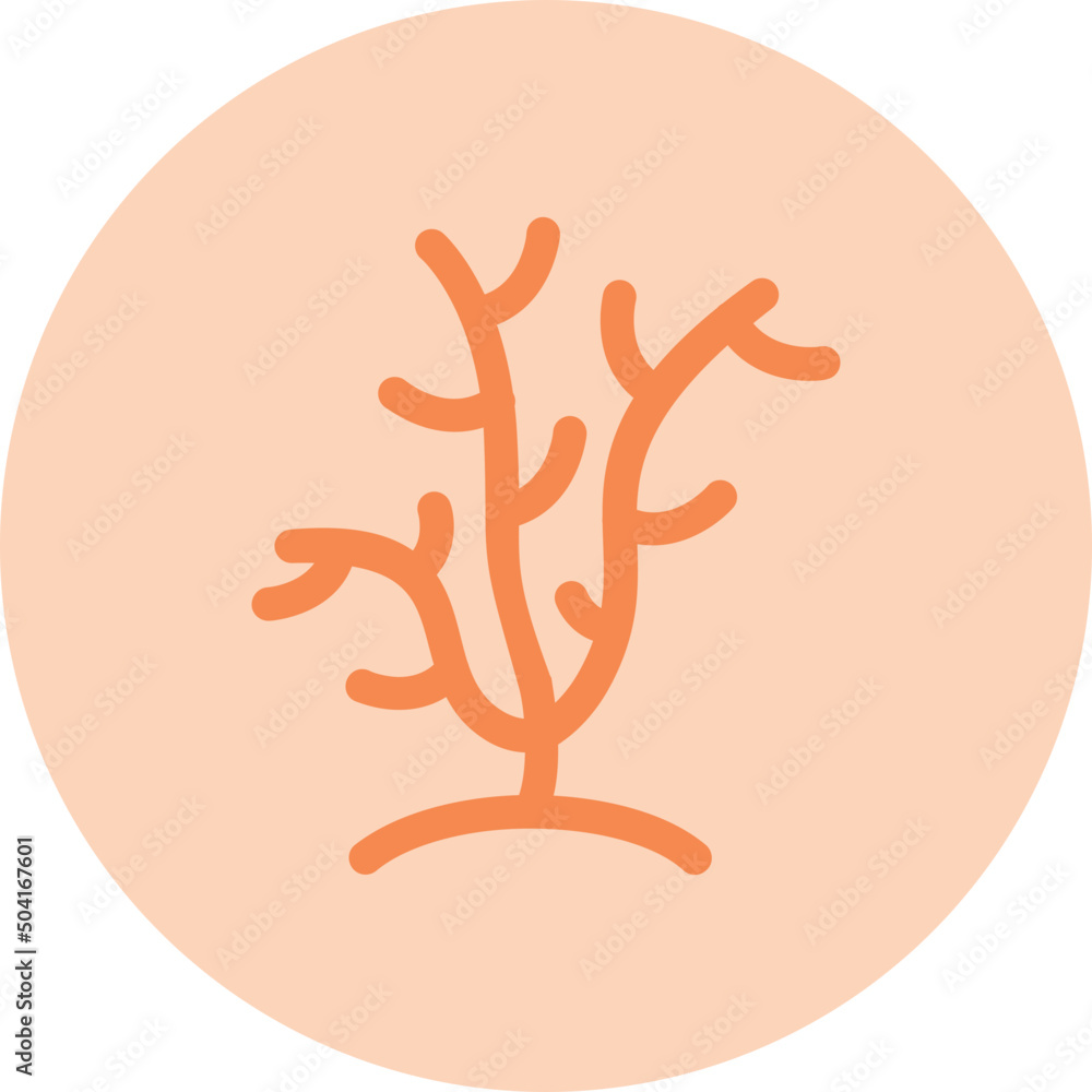 Obraz premium coral Icon 