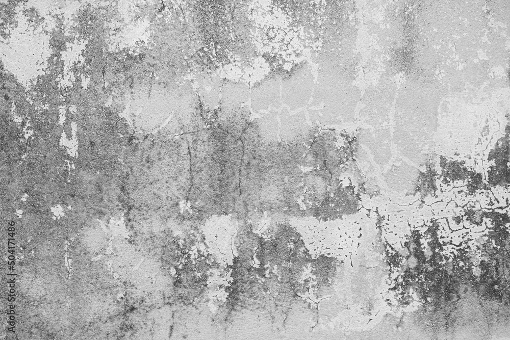 Old Concrete floor In black and white color, cement , broken ,dirty, background texture