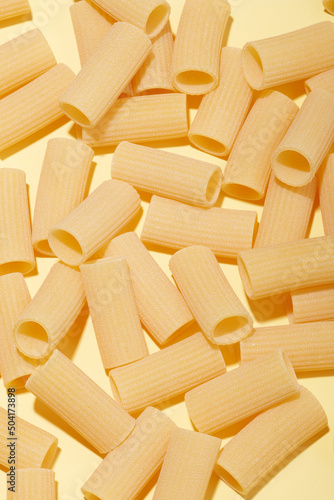 Dried Pasta Close-up Macro