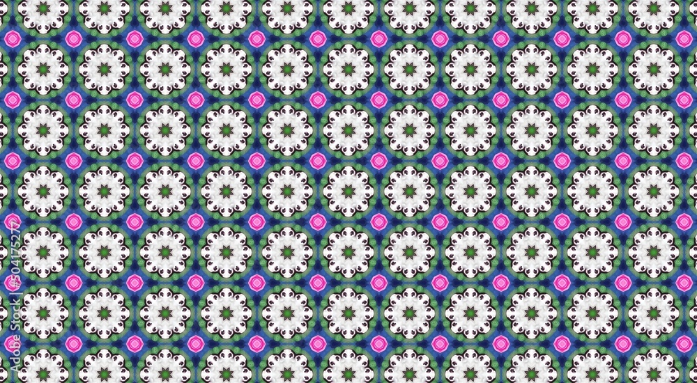 Seamless bandhani border design Seamless bandhani border design