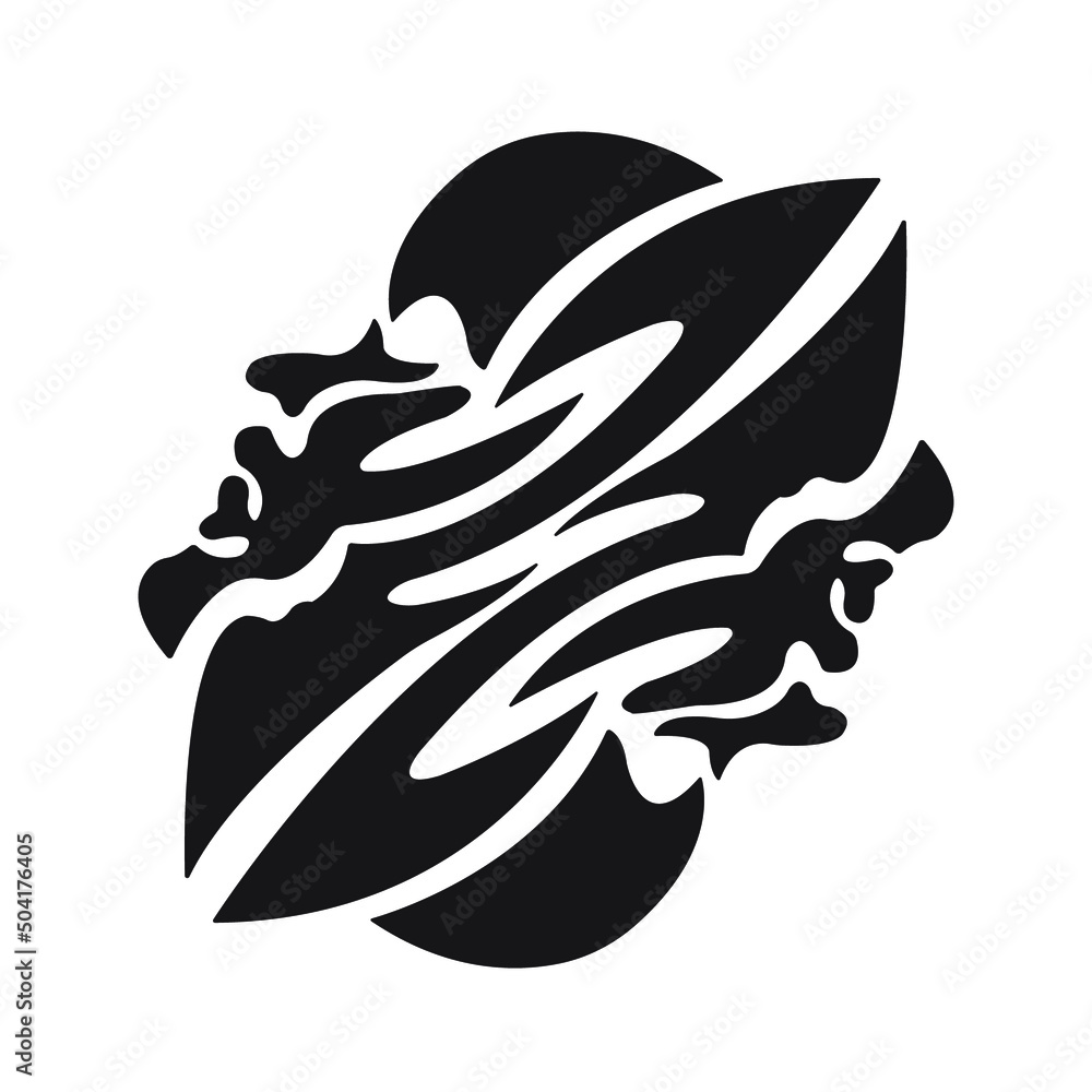 Celtic zodiac tattoo on white background Celtic zodiac tattoo on white background