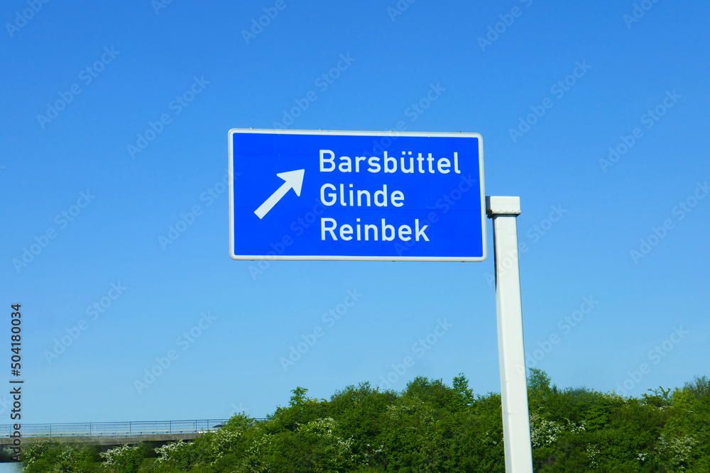 Ausfahrt Barsbüttel, Glinde, Reinbek