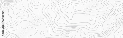 Luxury white abstract line art, topographic background and texture, monochrome image. 3D waves, cartography Background, white wave paper curved reliefs abstract background.