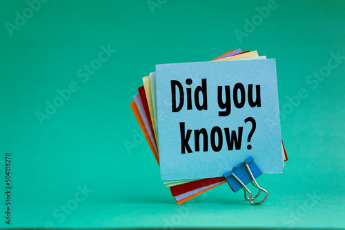 Canvastavla Did you know? write on Sticky Notes
