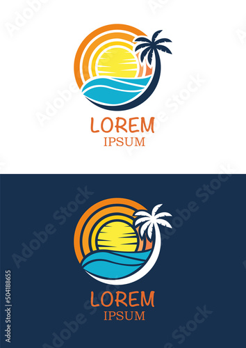 Premium Beach Logo Design