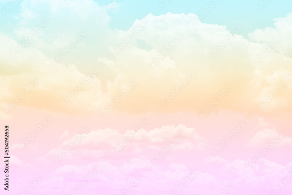 Cloud and sky with a pastel colored background and wallpaper, abstract sky background in sweet color. Cloud and sky with a pastel colored background and wallpaper, abstract sky background in sweet color.