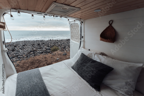 Desayuno en la playa, Camper life, van life