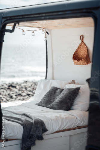 Desayuno en la playa, Camper life, van life