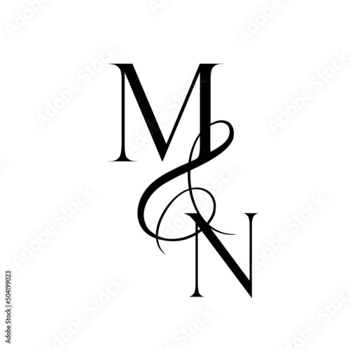 nm, mv, monogram logo. Calligraphic signature icon. Wedding Logo Monogram. modern monogram symbol. Couples logo for wedding