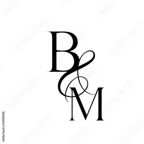 mb, bm, monogram logo. Calligraphic signature icon. Wedding Logo Monogram. modern monogram symbol. Couples logo for wedding