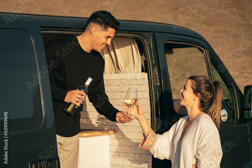 Atardecer en la playa, Camper life, Van life