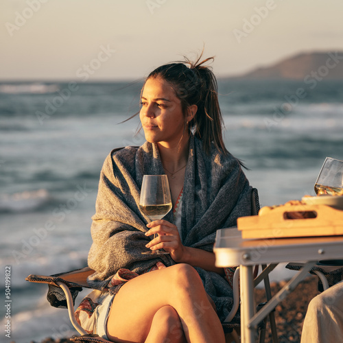 Atardecer en la playa, Camper life, Van life