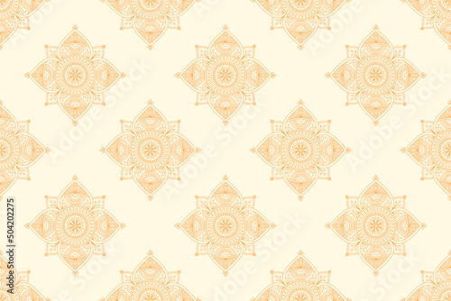 Flower line art design for decoration, packaging, card, clothes, fabric, background.