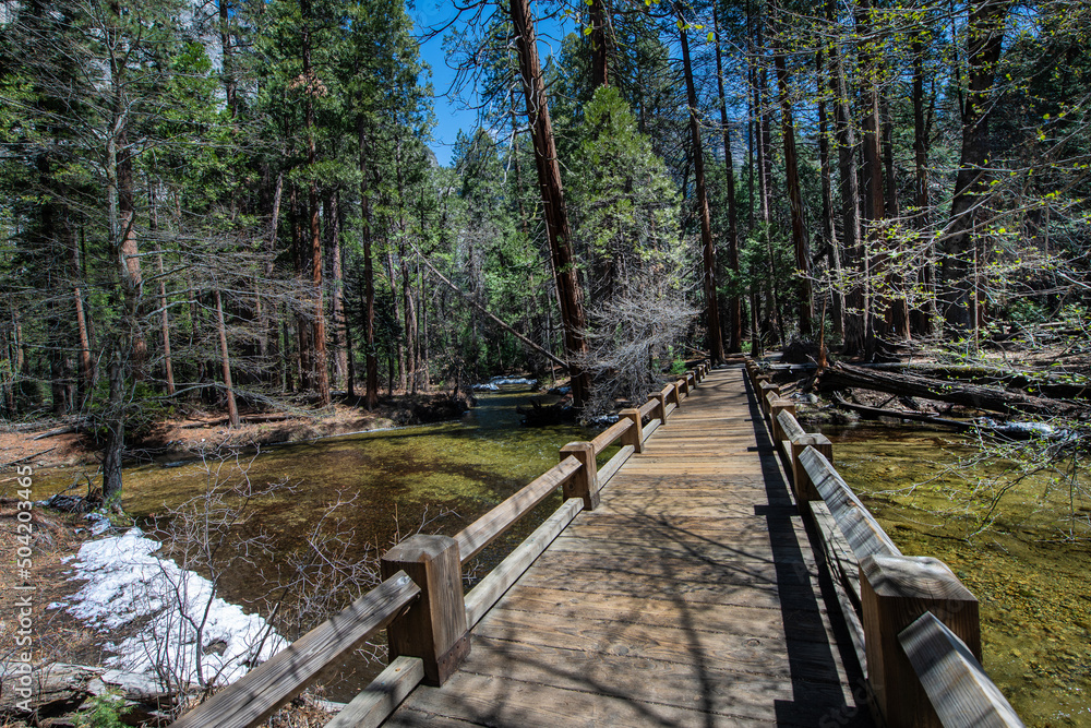 Brücke im Yosemite National Park Brücke im Yosemite National Park