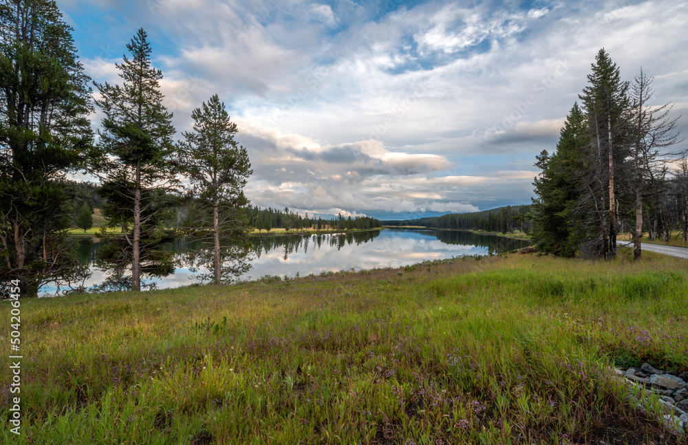 Landscape at Yellowstone National Park
