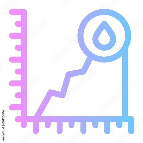 oil price gradient icon