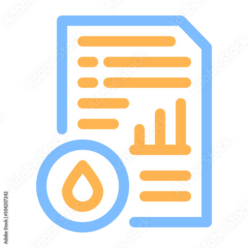 contract colored line icon